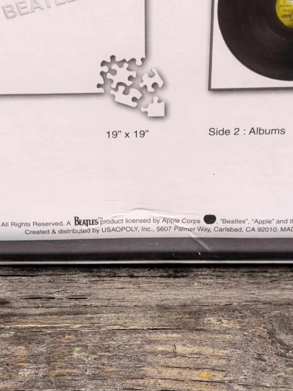 The Beatles White Album Puzzle 500-Piece Double Sided Collector's Edition SEALED